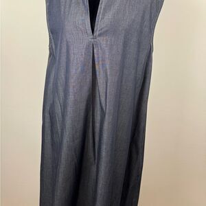 Pixie City to Sea Denim colored Sleeveless Dress Women’s Medium